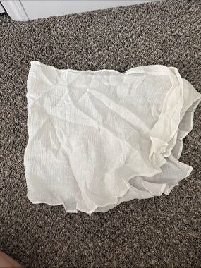 White Lightweight Women's Swim Sarong - Elegant Beach Cover-Up